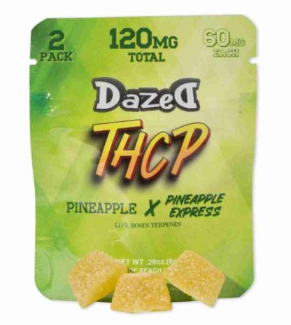 Dazed 8 THC-P 60mg 2pk Gummies Pineapple Closeout