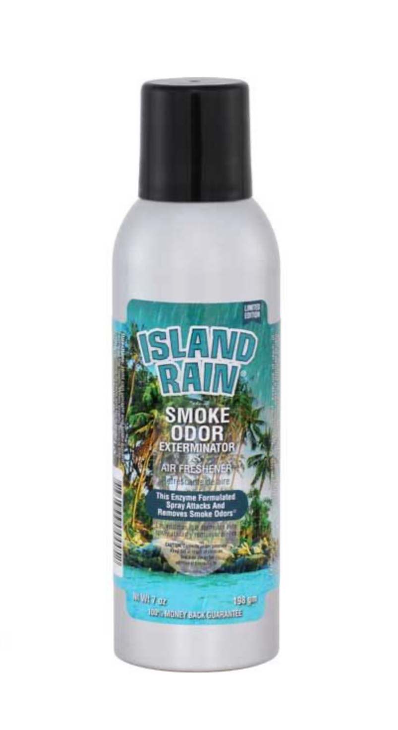 Smoke Odor Spray Island Rain 7 Oz