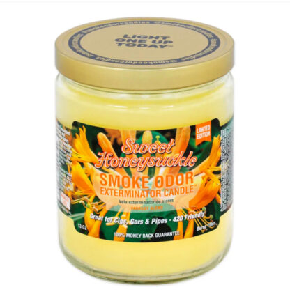 Smoke Odor Candle Sweet Honeysuckle