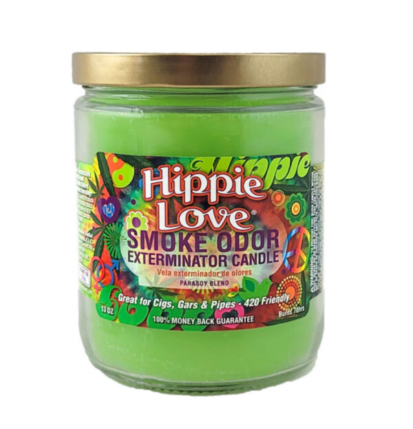 Smoke Odor Candle Hippie Love