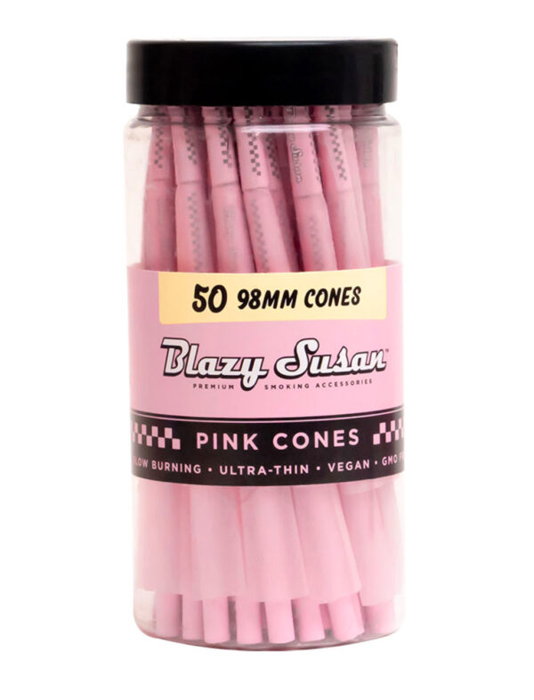 Blazy Susan Cones 98mm Pink 50 Pack