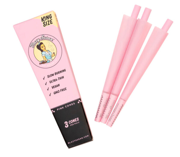 Blazy Susan Cones King Size Pink 3 Pack