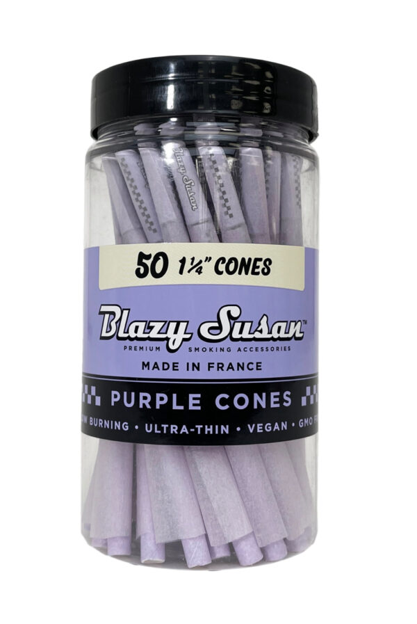 Blazy Susan Cones 1 1/4 Purple 50pk