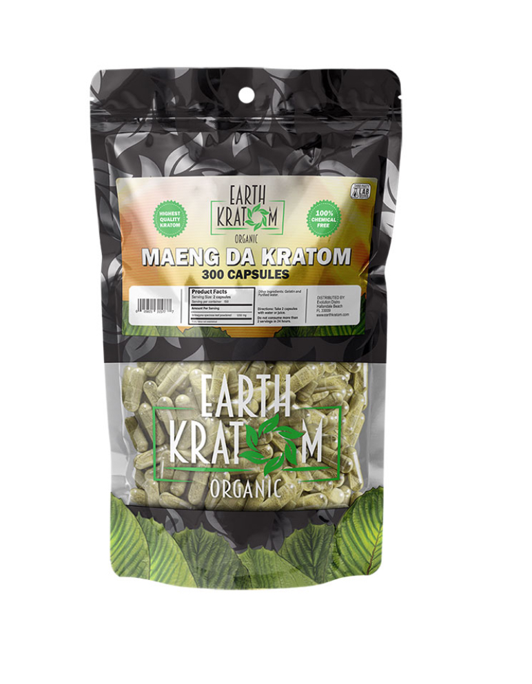 EARTH KRATOM MAENG DA 300 CAPS