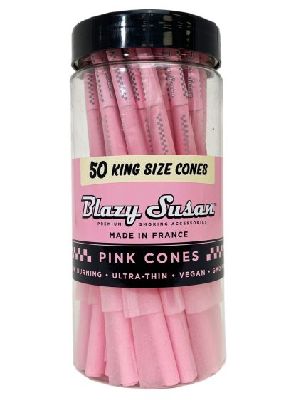 Blazy Susan Cones Pink King Size 50pk