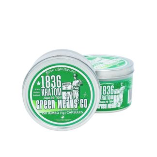 1836 Kratom Green Means Go 150 Caps