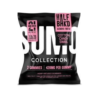 Half Bak'd Sumo Gummies 2 Pk Cotton Candy Swirl