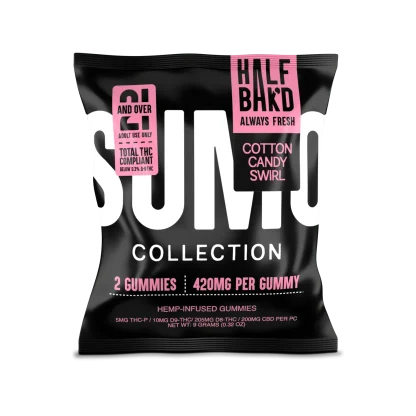 Half Bak'd Sumo Gummies 2 Pk Cotton Candy Swirl