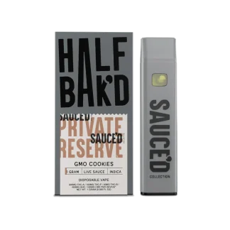 Half Bak'd Sauce'd Private Reserve GMO Cookies - Indica