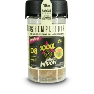 Hemplitude D8 Gummy 5400mg White Widow 18CT