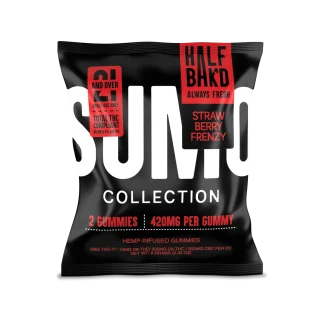 Half Bak'd Sumo Gummies 2 Pk Strawberry Frenzy