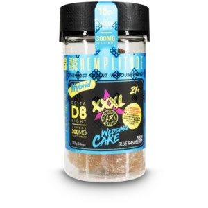 Hemplitude D8 Gummy 5400mg Wedding Cake 18CT