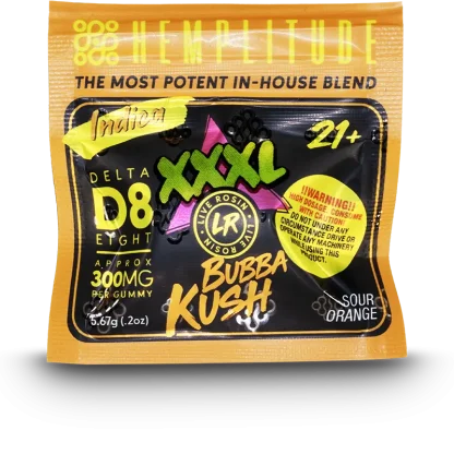 Hemplitude D8 Gummy 300MG Bubba Kush