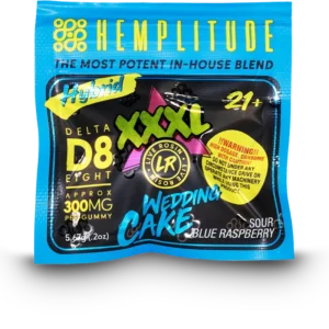 Hemplitude D8 Gummy 300MG Wedding Cake