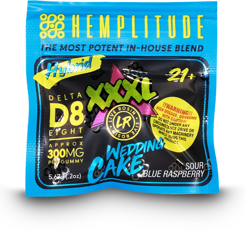 Hemplitude D8 Gummy 300MG Wedding Cake
