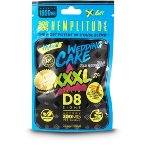 Hemplitude D8 Gummy 1800MG Wedding Cake 6CT