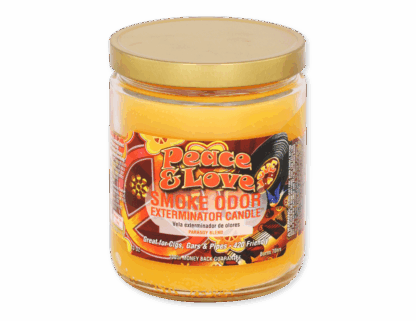 Smoke Odor Exterminator Candle Butter Rum – sweet warm enzyme candle for smoke, pet, and household odors.