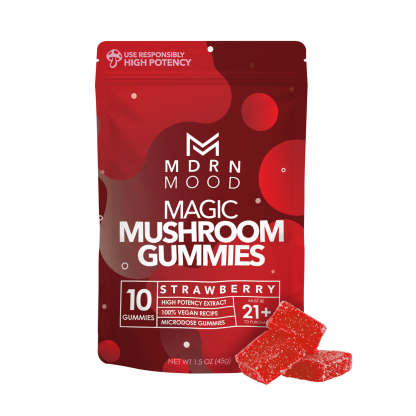 MDRN MOOD Magic Mushroom Gummies - Strawberry - Image 4