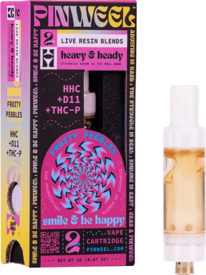 fruity pebbles pinweel cart, thcp, hhc, delta 11
