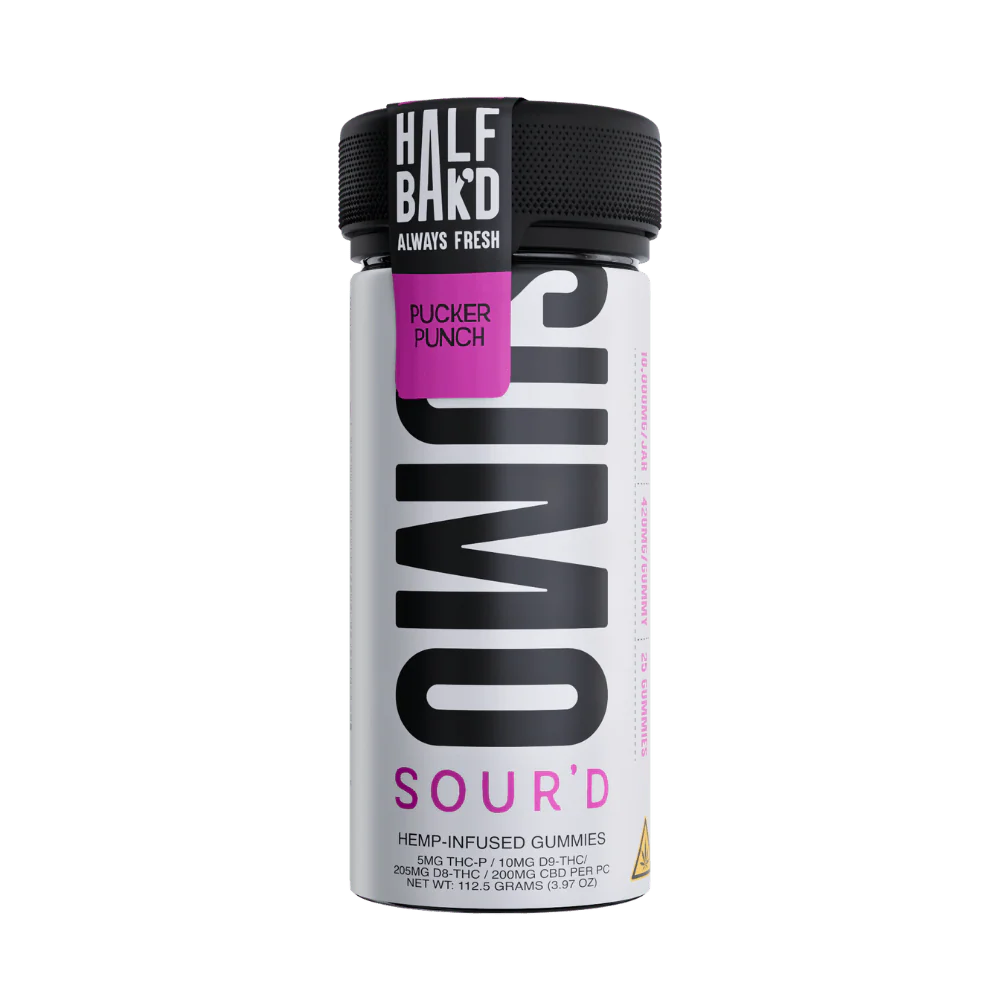 pucker punch hemp infused gummies