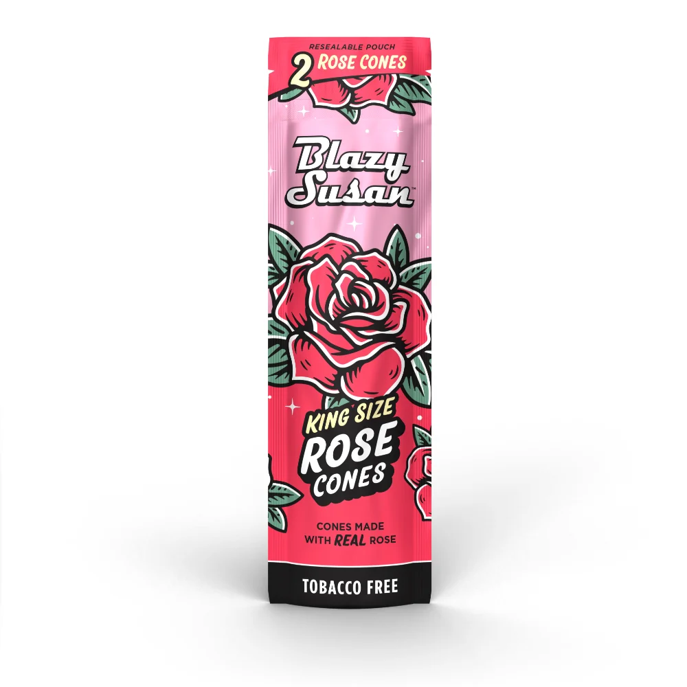 Rose wrap cones, blazy susan