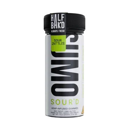 sour zkittles delta gummies sumo half bakd