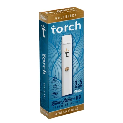 blue lotus vape with d9 and thcp, torch