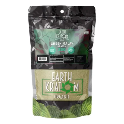 250g green malay kratom powder by earth kratom