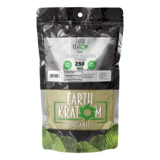 250g white borneo kratom powder