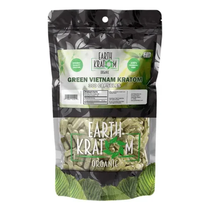 300ct green vietnam kratom capsules