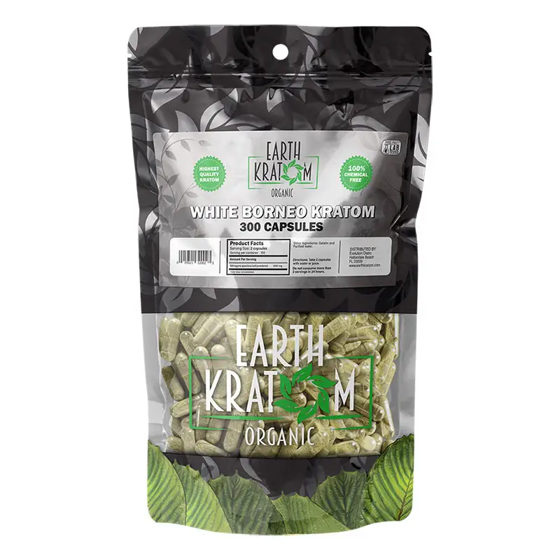 300ct white borneo kratom capsules