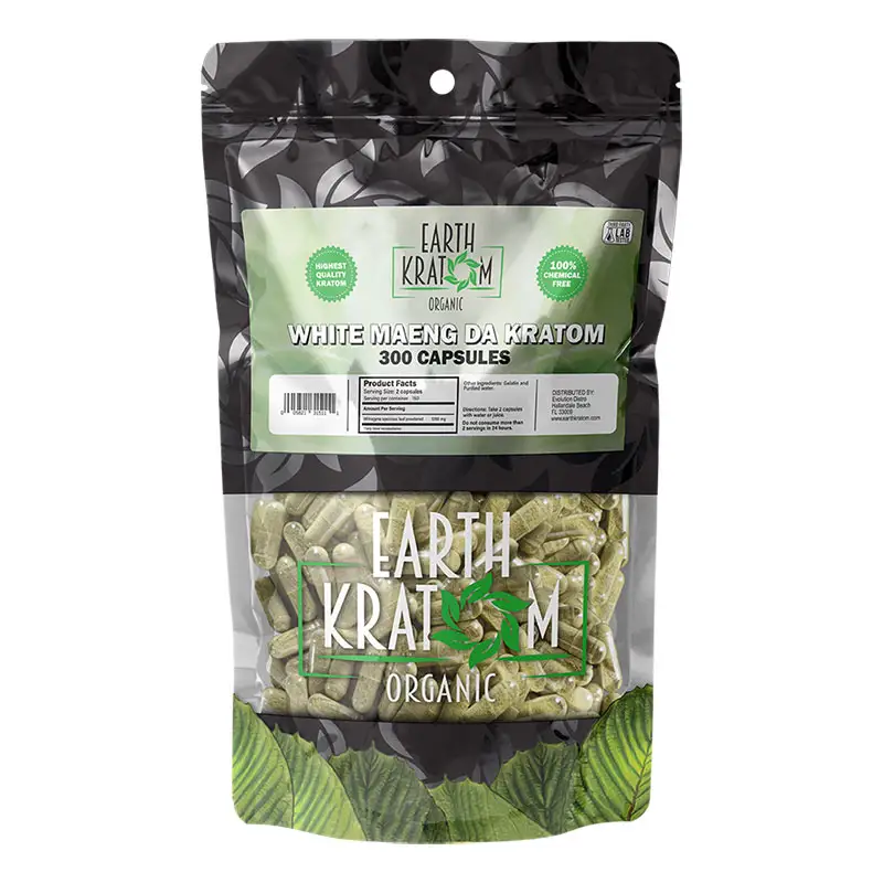 300ct white maeng da kratom capsules