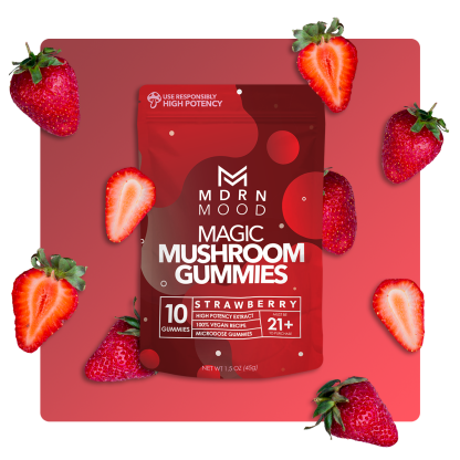 MDRN MOOD Magic Mushroom Gummies - Strawberry - Image 11