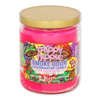trippy hippie smoke odor exterminator candle