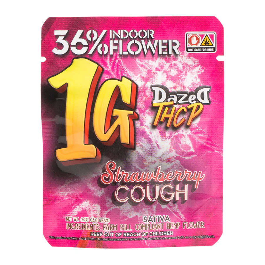 thcp flower strawberry cough dazed